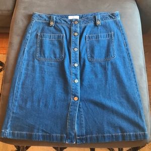 Loft Denim Skirt
